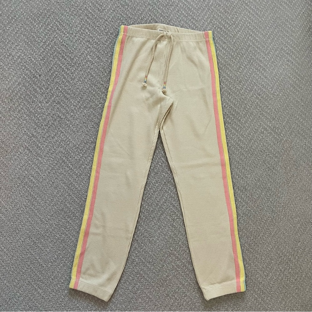 Paper Flower Striped Joggers